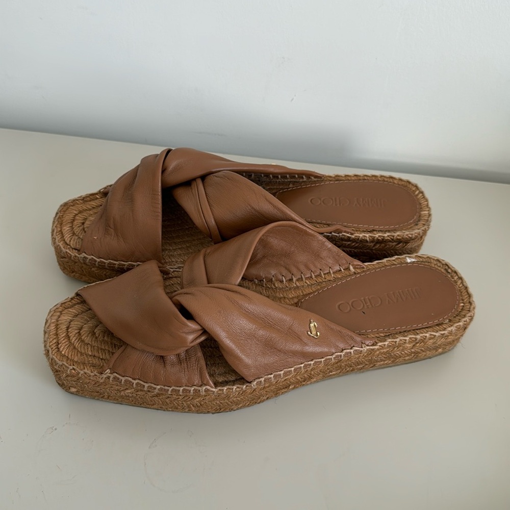 Jimmy Choo Daja Leather espadrille 39